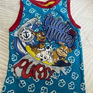 Paw Patrol Kids Tank Top - Blue and Red